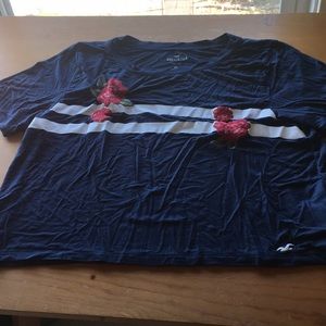 hollister cropped tshirt